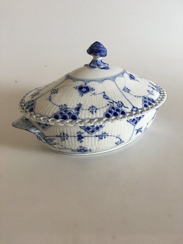 Royal Copenhagen Musselmalet Helblonde Oval Lågfad No 1129
