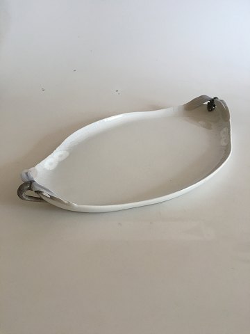 Early Royal Copenhagen Midsummernightsdream Oval Tray with Dragonflies. Blue Tone