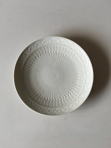 Royal Copenhagen White Fan Cake Plate No. 11533