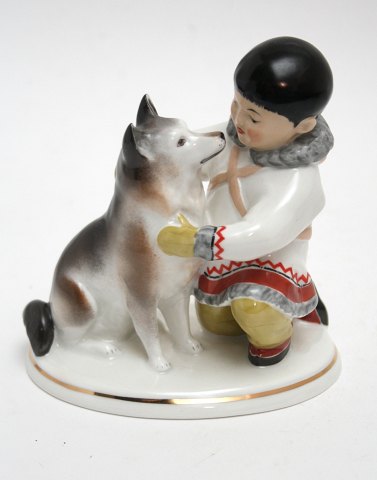 Grønlænderdreng med hund, Rusland