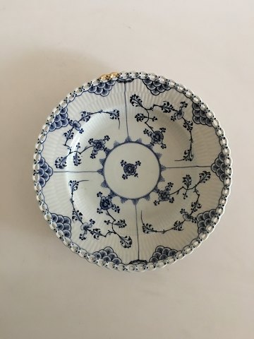 Royal Copenhagen Antique Blue Fluted Full Lace Plate