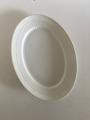 Royal Copenhagen White Fan Oval Serving Platter 38 cm