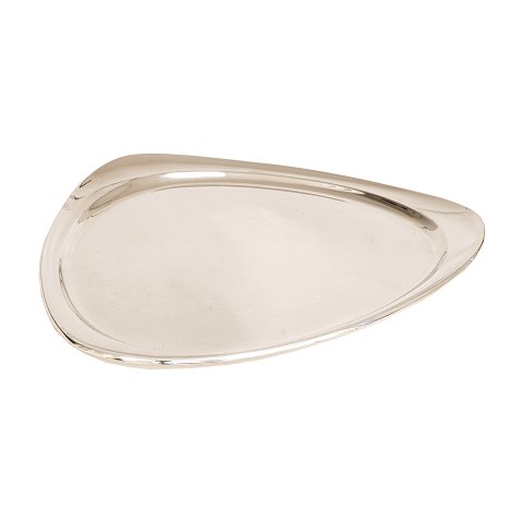 Hans Bunde for Cohr: Tray, sterling silver. Size: 
35x35cm. W: 835gr