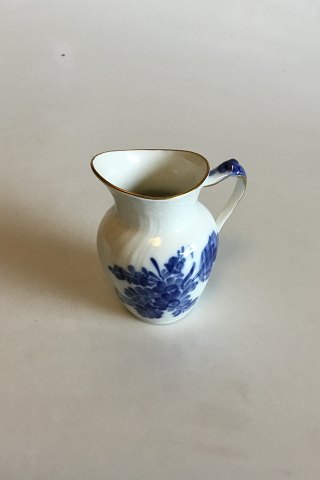 Royal Copenhagen Blue Flower Curved with Gold Creamer No. 1538