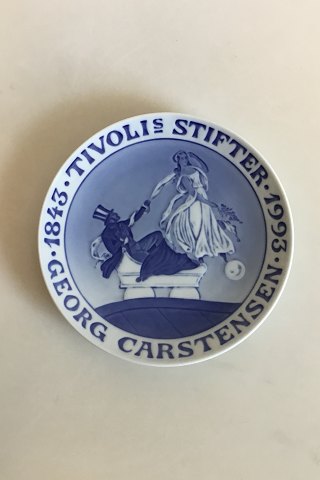 Royal Copenhagen Mindeplatte Tivoli 1843 - 1993