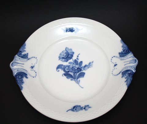 Stort rundt fad, Blå Blomst, flettet, Royal Copenhagen