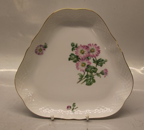Chrysanthemum Okseøje B&G porcelæn 040 Trekantet fad 25 cm (354)
