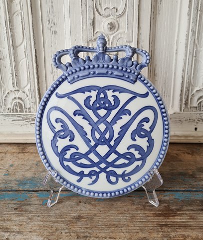 Royal Copenhagen Mindeplatte - Kong Frederik VIII tronbestigelse 1906
