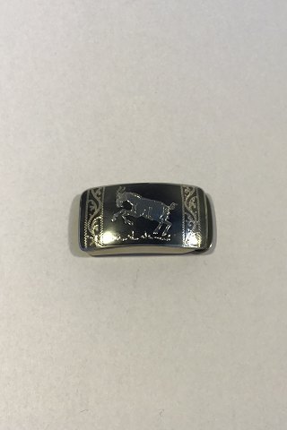 Siam(Thailand) Sterling Silver Belt Buckle