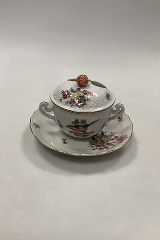 Herend Rothschild Bird Bouillon Kop og Underkop No 1718