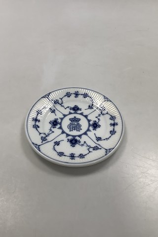 Royal Copenhagen Blue Fluted Plain Plate No 331 with Monogram