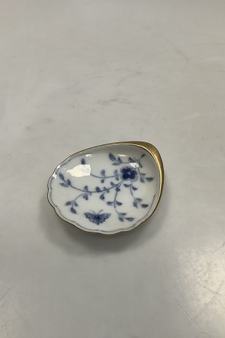 Bing og Grøndahl Sommerfugl med guld Smør Asiet / Kaviar Skål No. 200