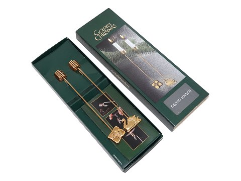 Georg Jensen Julepynt
To lysholdere med Svane og Gave fra 2000