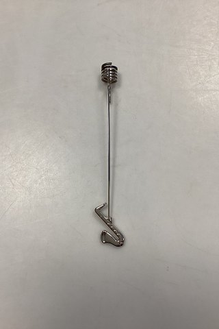 Georg Jensen Golden Christmas Lyseholder - Saxofon 1996 / Palladium