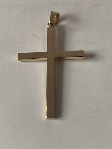 Cross pendant in 14 carats
