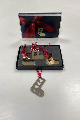 Georg Jensen Gavemærke - Julesok med Hjerter