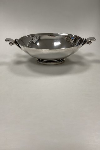 Georg Jensen Sterling Sølv Oval Skål af Harald Nielsen No. 636