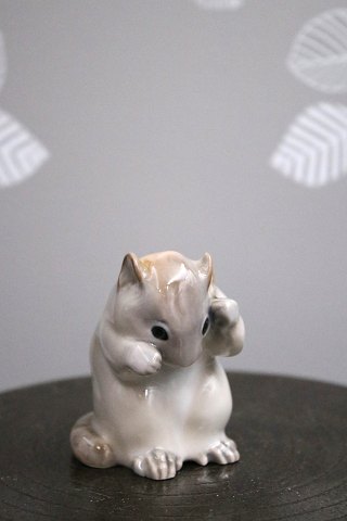 Rare Royal Copenhagen porcelain figurine of a small hazel mouse. RC#2644...