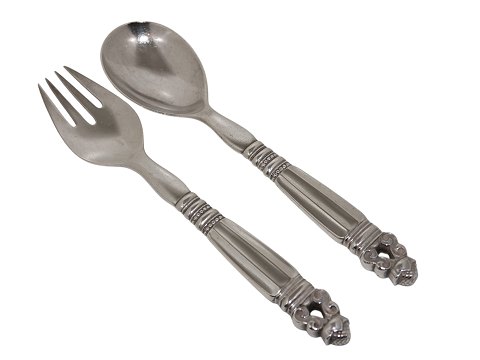 Georg Jensen Konge
Stort og sjældent salatsæt fra 1929