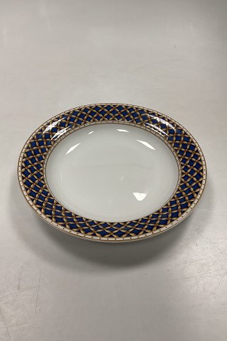 Royal Copenhagen Liselund Dark blue Deep Plate No 605