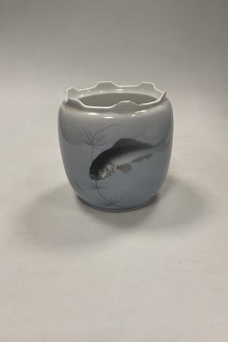 Royal Copenhagen Art Nouveau Vase med Fisk No. 169 / 104