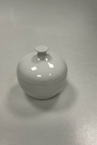 Royal Copenhagen Salto hvidt stel Sukkerskål Lille