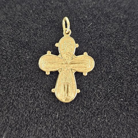 Vedhæng14 kt guld2,5 cm