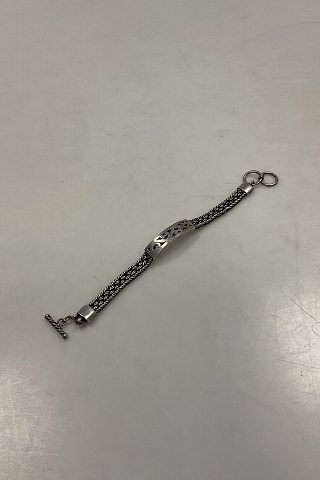 Bracelet in Sterling Silver with Ornamentation