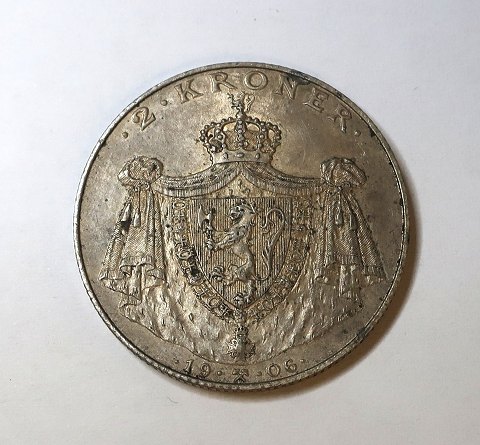 Norway. Silver 2 krone 1906. Norwegian independence