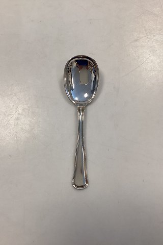 Double Fluted Cohr silver plated Serving Spoon