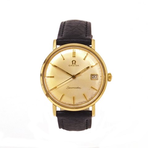 Omega Seamaster ref. 14775 61 SC ca. årgang 1961 
caliber 610. Nyserviceret med ny rem. D: 34mm