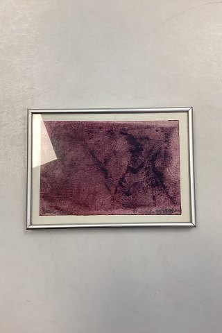 Inger Hanmann Akvarel Maleri