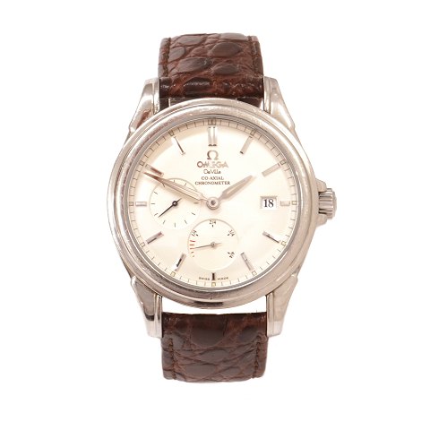 Omega de Ville stål chronometer automatik 
4863.31.32. Caliber 2627. Gangreserve 48 timer. 
Årgang ca. 2008. D: 38mm