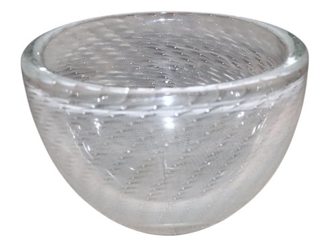 Nuutäjarvi Nottsjö kunstglas
Skål med bobler af Kaj Franck