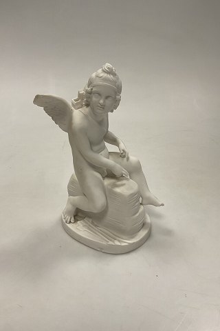 Royal Copenhagen Bisque / Bisquit figur af Amor