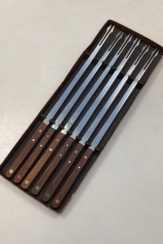 Stelton fondue gaffel sæt i rustfrit stål