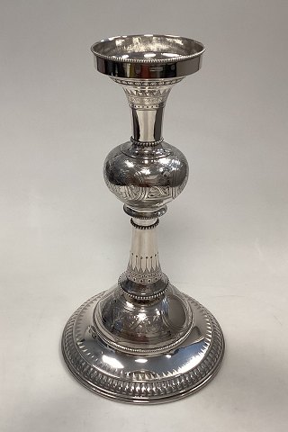 P. Hertz Silver Candlestick 
