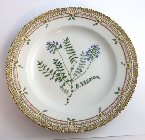 Royal Copenhagen Flora Danica. Dinner plate. Design # 3549. Diameter 25 cm. (1 
quality). Oxytropis lapponica