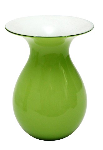 Grøn Shape vase, Holmegaard