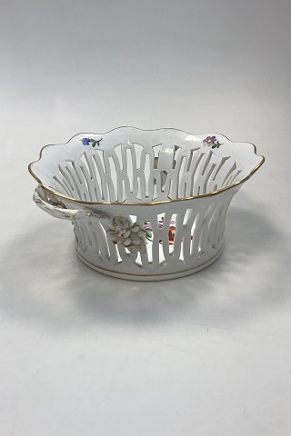 Royal Copenhagen Saxon Flower Light Fruit Bowl No. 1576
