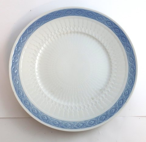 Royal Copenhagen. Blue Fan. Dinner plate. Model 11519. Diameter 25.5 cm. Nice 
well-maintained (3 quality)