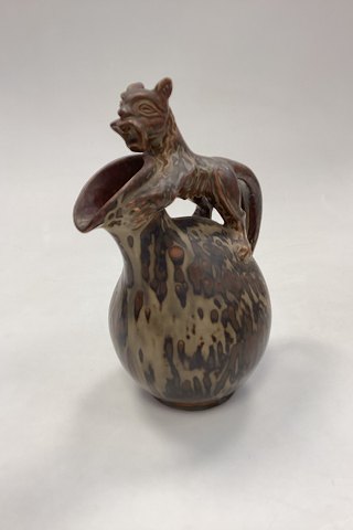 Royal Copenhagen Bode Willumsen Kande med hank i form af en løve No. 20128