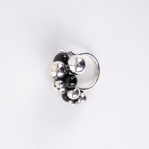 Georg Jensen drue-ring – Sterling sølv – Model 54 Moonlight Grapes – Str. 51