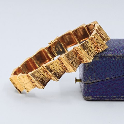 Toftegaard; bracelet in 14k gold