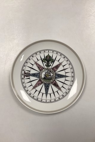 Royal Copenhagen Compass Plate from 1977