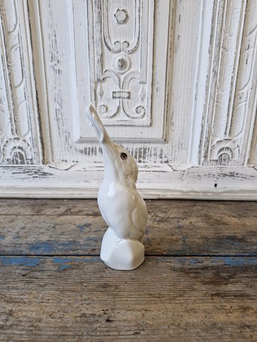 Royal Copenhagen figurine - White kingfisher with fish no. 2257