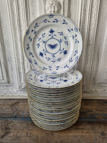 B&G Butterfly Kipling with gold rim dinner plate No. 25