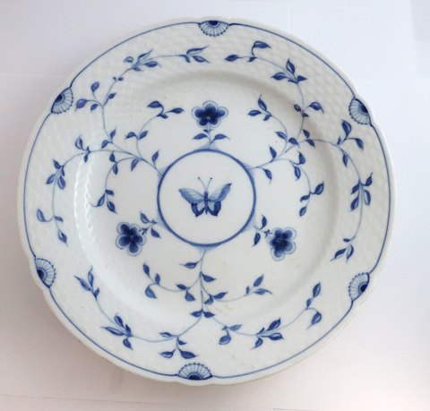 Bing & Grøndahl. Sommerfugl. Rundt fad. Diameter 31,5 cm. (1 sortering)