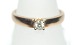 Gold ring with Diamond, 14 Carat
Ring size 59