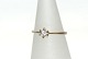 Princess Ring with white stones, 8 Karat
Size: 54